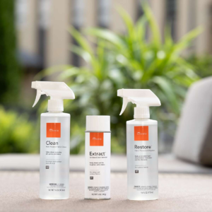 Sunbrella Total Care Kit with fabric cleaner, stain remover, and fabric protector.